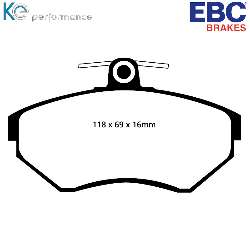 EBC Blackstuff Bremsbelägeoptimierter Austauschbremsbelag - DP1112