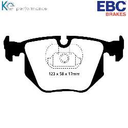 EBC Bluestuff NDX EBC RennbremsbelägeFür Rennen und Langstreckenrennen - DP51118NDX
