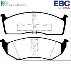 EBC Greenstuff BremsbelägeAramid Bremsbelag für mehr Bremskraft - DP21123