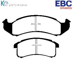 EBC Yellowstuff BremsbelägeHigh End Lösung für schnelle Straßenfahrzeuge - DP41142R