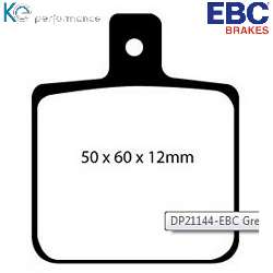 EBC Yellowstuff BremsbelägeHigh End Lösung für schnelle Straßenfahrzeuge - DP41144R