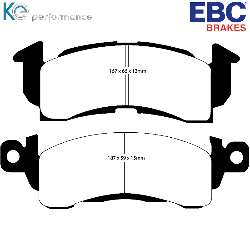 EBC Yellowstuff BremsbelägeHigh End Lösung für schnelle Straßenfahrzeuge - DP41145R