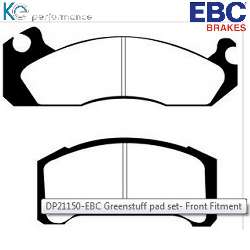 EBC Yellowstuff BremsbelägeHigh End Lösung für schnelle Straßenfahrzeuge - DP41150R
