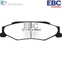 EBC Yellowstuff BremsbelägeHigh End Lösung für schnelle Straßenfahrzeuge - DP41160R
