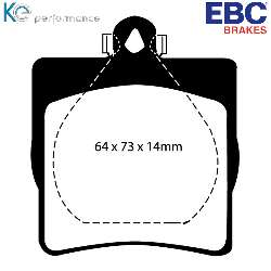 EBC Greenstuff BremsbelägeAramid Bremsbelag für mehr Bremskraft - DP21191