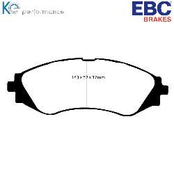 EBC Greenstuff BremsbelägeAramid Bremsbelag für mehr Bremskraft - DP21209