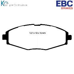 EBC Greenstuff BremsbelägeAramid Bremsbelag für mehr Bremskraft - DP21212