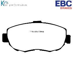 EBC Yellowstuff BremsbelägeHigh End Lösung für schnelle Straßenfahrzeuge - DP41223R