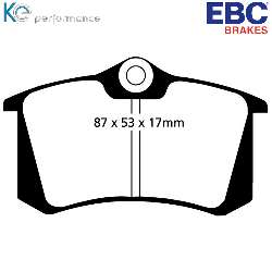 EBC Blackstuff Bremsbelägeoptimierter Austauschbremsbelag - DP1230