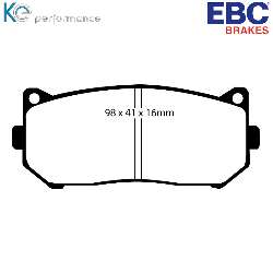 EBC Blackstuff Bremsbelägeoptimierter Austauschbremsbelag - DP1235