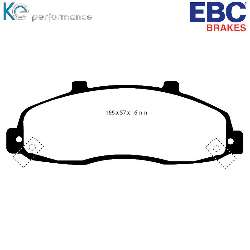 EBC Blackstuff Bremsbelägeoptimierter Austauschbremsbelag - DP1259