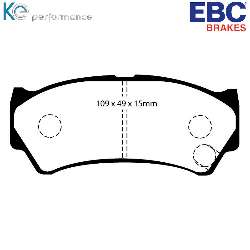 EBC Blackstuff Bremsbelägeoptimierter Austauschbremsbelag - DP1299