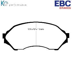 EBC Yellowstuff BremsbelägeHigh End Lösung für schnelle Straßenfahrzeuge - DP41302R