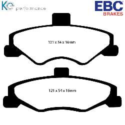 EBC Yellowstuff BremsbelägeHigh End Lösung für schnelle Straßenfahrzeuge - DP41323R