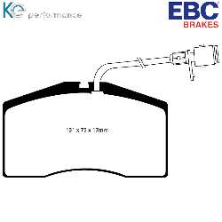 EBC Yellowstuff BremsbelägeHigh End Lösung für schnelle Straßenfahrzeuge - DP41327R