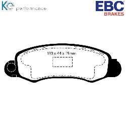 EBC Greenstuff BremsbelägeAramid Bremsbelag für mehr Bremskraft - DP21345