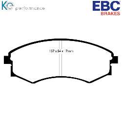 EBC Yellowstuff BremsbelägeHigh End Lösung für schnelle Straßenfahrzeuge - DP41358R