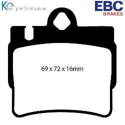 EBC Blackstuff Bremsbelägeoptimierter Austauschbremsbelag - DP1364