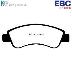 EBC Greenstuff BremsbelägeAramid Bremsbelag für mehr Bremskraft - DP21374