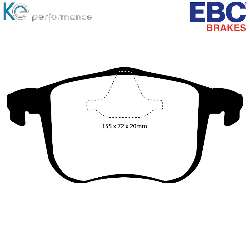 EBC Greenstuff BremsbelägeAramid Bremsbelag für mehr Bremskraft - DP21416