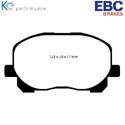 EBC Blackstuff Bremsbelägeoptimierter Austauschbremsbelag - DP1455
