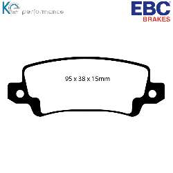 EBC Blackstuff Bremsbelägeoptimierter Austauschbremsbelag - DP1458