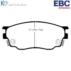 EBC Greenstuff BremsbelägeAramid Bremsbelag für mehr Bremskraft - DP21464