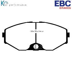 EBC Yellowstuff BremsbelägeHigh End Lösung für schnelle Straßenfahrzeuge - DP41471R