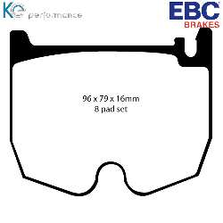 EBC Bluestuff NDX EBC RennbremsbelägeFür Rennen und Langstreckenrennen - DP51486NDX