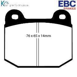 EBC Bluestuff NDX EBC RennbremsbelägeFür Rennen und Langstreckenrennen - DP51538NDX