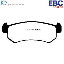 EBC Blackstuff Bremsbelägeoptimierter Austauschbremsbelag - DP1548