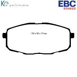 EBC Yellowstuff BremsbelägeHigh End Lösung für schnelle Straßenfahrzeuge - DP41562R