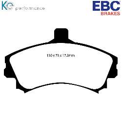 EBC Blackstuff Bremsbelägeoptimierter Austauschbremsbelag - DP1564