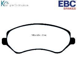 EBC Blackstuff Bremsbelägeoptimierter Austauschbremsbelag - DP1612