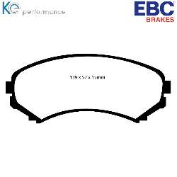 EBC Blackstuff Bremsbelägeoptimierter Austauschbremsbelag - DP1619
