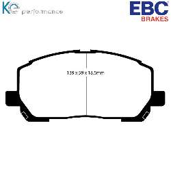 EBC Blackstuff Bremsbelägeoptimierter Austauschbremsbelag - DP1634