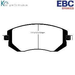 EBC Yellowstuff BremsbelägeHigh End Lösung für schnelle Straßenfahrzeuge - DP41661R