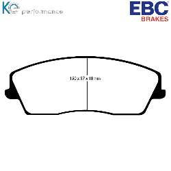 EBC Yellowstuff BremsbelägeHigh End Lösung für schnelle Straßenfahrzeuge - DP41723R