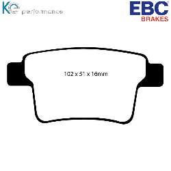 EBC Blackstuff Bremsbelägeoptimierter Austauschbremsbelag - DP1731
