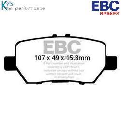 EBC Yellowstuff BremsbelägeHigh End Lösung für schnelle Straßenfahrzeuge - DP41736R