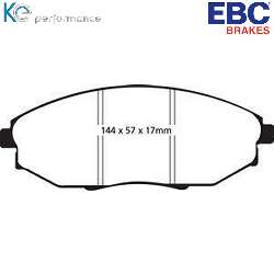 EBC Greenstuff BremsbelägeAramid Bremsbelag für mehr Bremskraft - DP21750