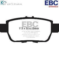EBC Greenstuff Bremsbeläge 6000er SerieFür SUV und 4&4 Fahrzeuge - DP61754