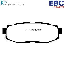 EBC Greenstuff BremsbelägeAramid Bremsbelag für mehr Bremskraft - DP21758