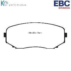 EBC Greenstuff BremsbelägeAramid Bremsbelag für mehr Bremskraft - DP21794