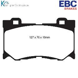 EBC Rennbremsbeläge RP1High End EBC Rennbremsbeläge - DP81823RP1