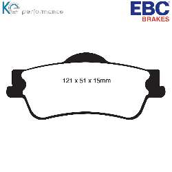 EBC Blackstuff Bremsbelägeoptimierter Austauschbremsbelag - DP1834