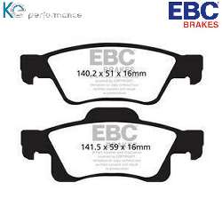 EBC Yellowstuff BremsbelägeHigh End Lösung für schnelle Straßenfahrzeuge - DP41872R