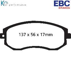 EBC Yellowstuff BremsbelägeHigh End Lösung für schnelle Straßenfahrzeuge - DP41884R