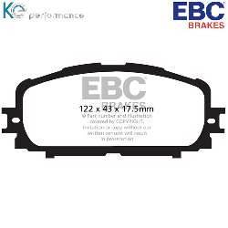 EBC Blackstuff Bremsbelägeoptimierter Austauschbremsbelag - DP1897