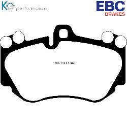 EBC Yellowstuff BremsbelägeHigh End Lösung für schnelle Straßenfahrzeuge - DP41905R